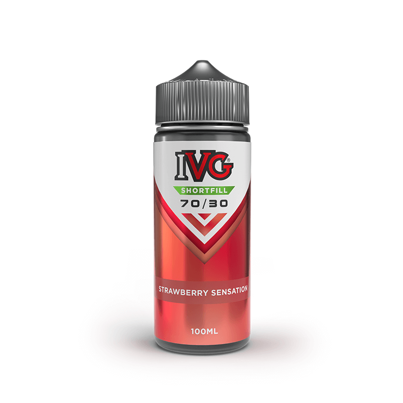 IVG Strawberry Sensation 100ml Shortfill E-Liquid